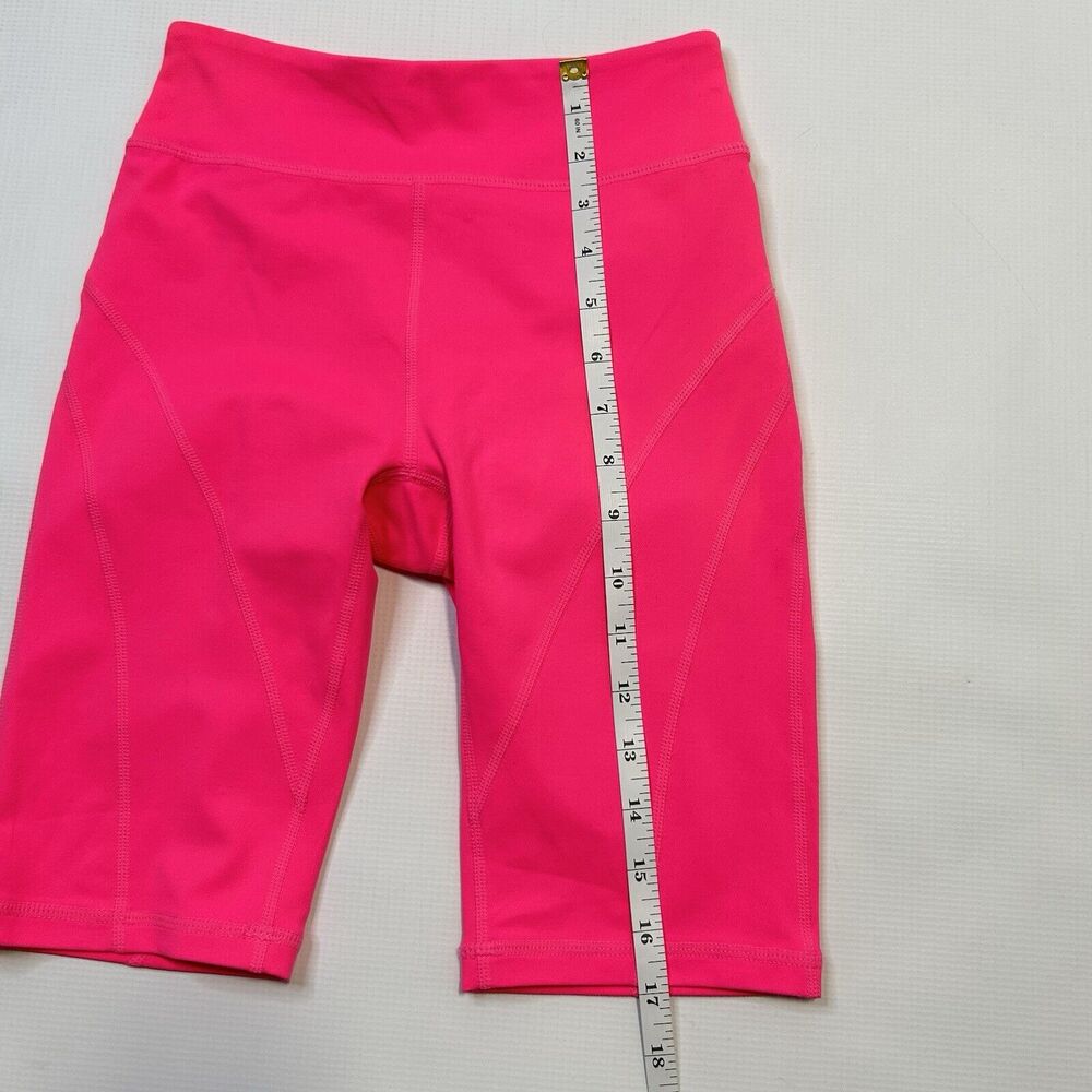 Free People Movement Biker Baby Shorts Size XS Tropical Pink Stretch - Picture 8 of 11